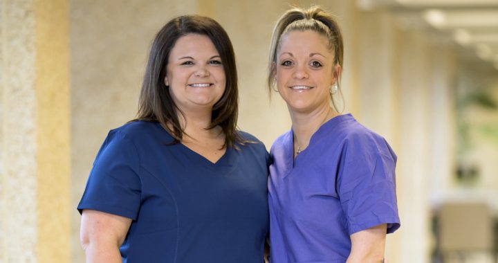 Katie Smith, MSN, RN, CMSRN Clin IV and Nicole Mitchell, RN.