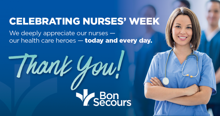 National Nurses' Week thank you graphic