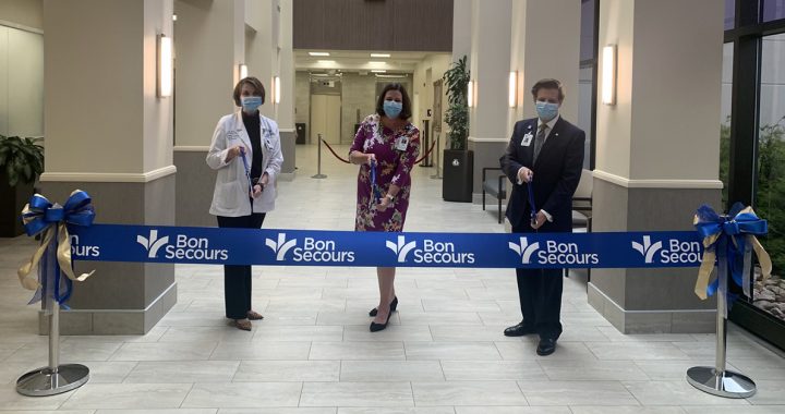 The new lobby at Maryview Medical Center.