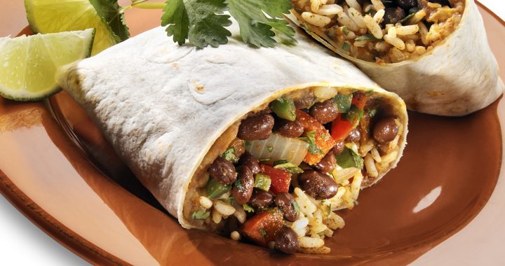 a veggie burrito