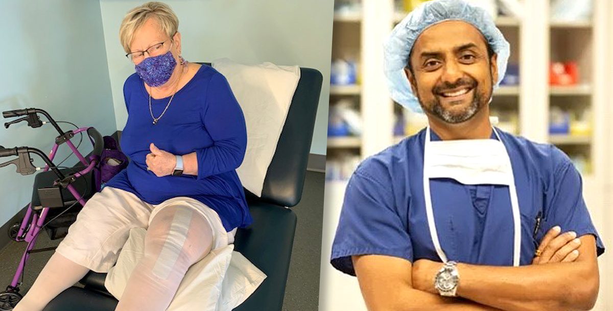 Pam Phillips and Dr. Manish Patel