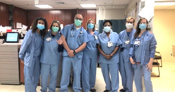 St. Mary's Hospital surgery team members