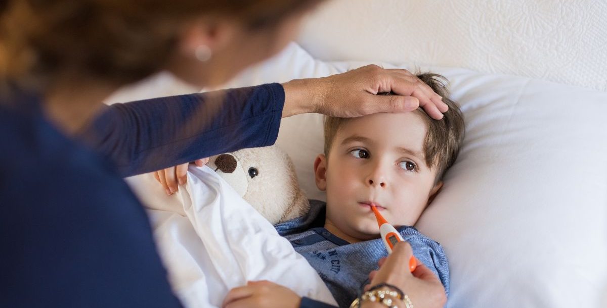 high fever in kids