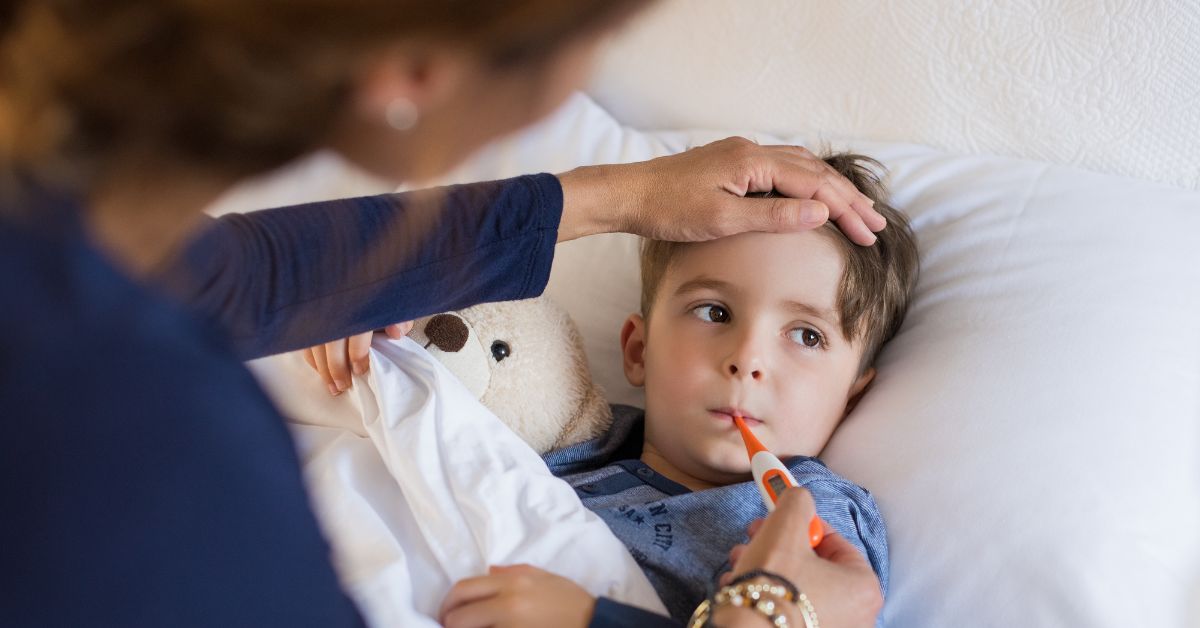 high fever in kids